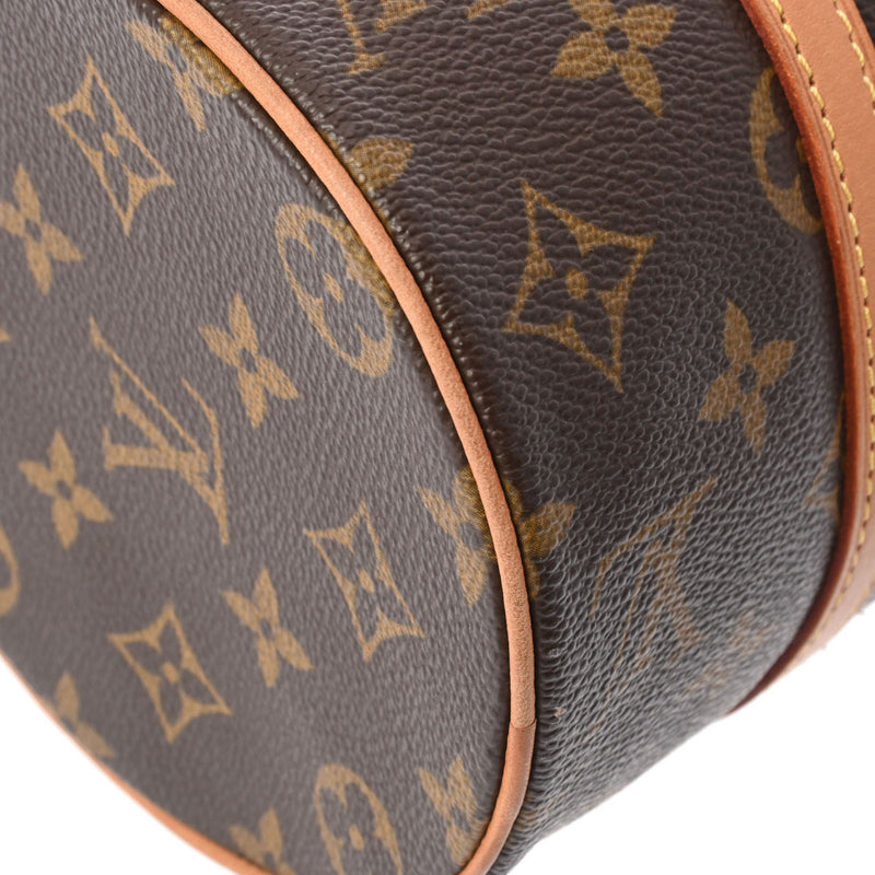 LOUIS VUITTON ルイヴィトン モノグラム パピヨン PM ブラウン M51386 レディース モノグラムキャンバス ハンドバッグ Bランク 中古 銀蔵