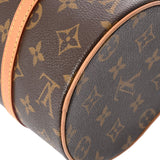 LOUIS VUITTON ルイヴィトン モノグラム パピヨン PM ブラウン M51386 レディース モノグラムキャンバス ハンドバッグ Bランク 中古 銀蔵