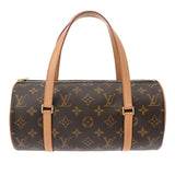 LOUIS VUITTON ルイヴィトン モノグラム パピヨン PM ブラウン M51386 レディース モノグラムキャンバス ハンドバッグ Bランク 中古 銀蔵