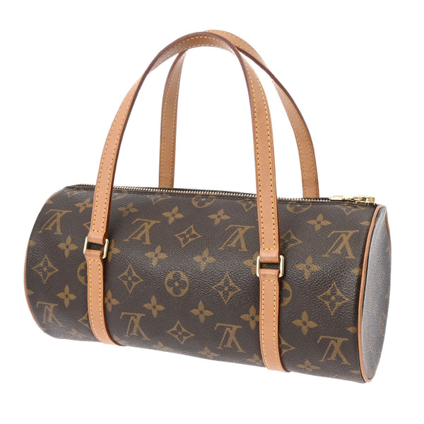 LOUIS VUITTON ルイヴィトン モノグラム パピヨン PM ブラウン M51386 レディース モノグラムキャンバス ハンドバッグ Bランク 中古 銀蔵