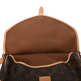 LOUIS VUITTON ルイヴィトン モノグラム ソミュール 30 ブラウン M42256 レディース モノグラムキャンバス ショルダーバッグ ABランク 中古 銀蔵