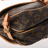 LOUIS VUITTON ルイヴィトン モノグラム ソミュール 30 ブラウン M42256 レディース モノグラムキャンバス ショルダーバッグ ABランク 中古 銀蔵