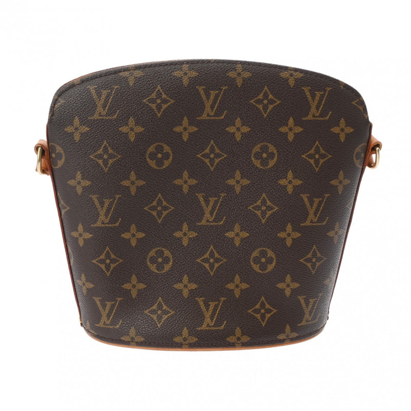 LOUIS VUITTON ルイヴィトン モノグラム ドルーオ ブラウン M51290 レディース モノグラムキャンバス ショルダーバッグ Bランク 中古 銀蔵