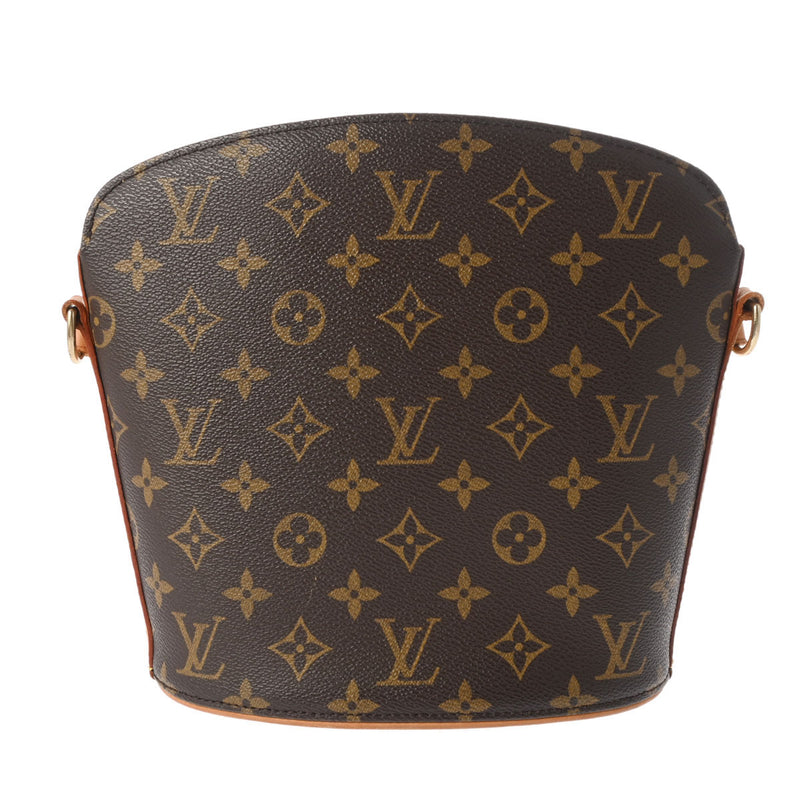 LOUIS VUITTON ルイヴィトン モノグラム ドルーオ ブラウン M51290 レディース モノグラムキャンバス ショルダーバッグ Bランク 中古 銀蔵