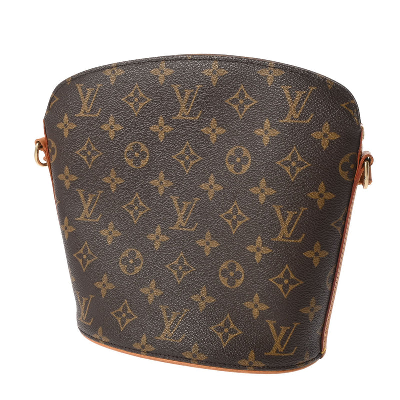 LOUIS VUITTON ルイヴィトン モノグラム ドルーオ ブラウン M51290 レディース モノグラムキャンバス ショルダーバッグ Bランク 中古 銀蔵