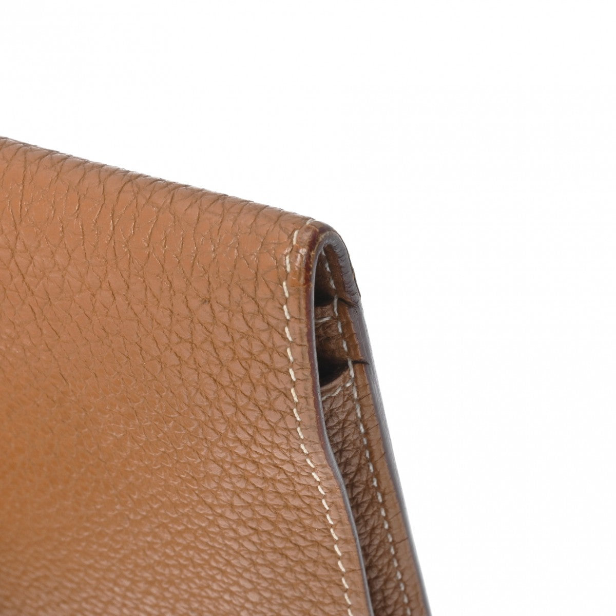 HERMES エルメス ドゴン GM ダークブラウン □G刻印 財布
