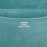 HERMES エルメス コンスタンスミニ 18 ブルーアトール パラジウム金具 X刻印(2016年頃)  レディース ドブリス ショルダーバッグ ABランク 中古 銀蔵