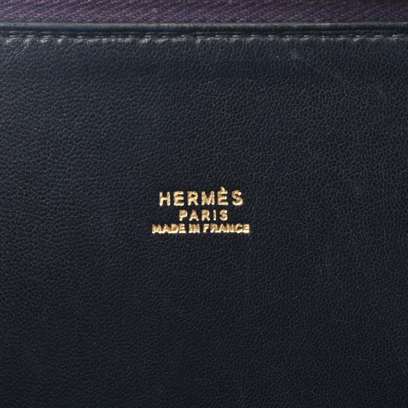 HERMES エルメス ボリード 35 インディゴブルー ゴールド金具 〇V刻印(1992年頃) ユニセックス クシュベル ハンドバッグ ABランク 中古 銀蔵