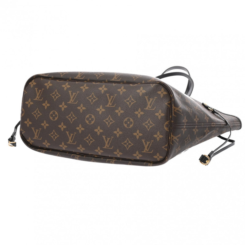 LOUIS VUITTON ルイヴィトン モノグラム ネヴァーフルMM マイLVワールドツアー イニシャル入 ブラウン M42844 レディース モノグラムキャンバス トートバッグ Aランク 中古 銀蔵