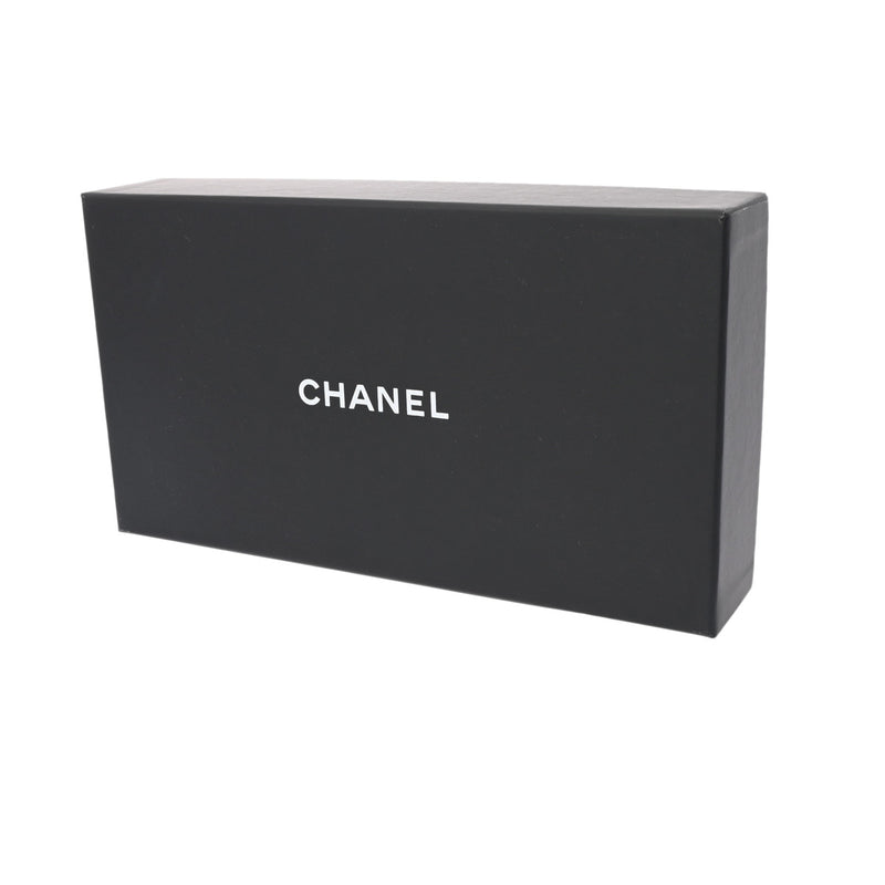 CHANEL シャネル シャネル19 フラップウォレット 黒 シルバー金具 AP0955 レディース ラムスキン 長財布 Aランク 中古 銀蔵