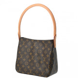 LOUIS VUITTON ルイヴィトン モノグラム ルーピング MM  ブラウン M51146 レディース モノグラムキャンバス セミショルダーバッグ Aランク 中古 銀蔵