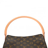 LOUIS VUITTON ルイヴィトン モノグラム ルーピング MM  ブラウン M51146 レディース モノグラムキャンバス セミショルダーバッグ Aランク 中古 銀蔵