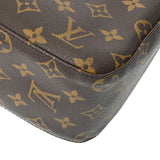 LOUIS VUITTON ルイヴィトン モノグラム ルーピング MM  ブラウン M51146 レディース モノグラムキャンバス セミショルダーバッグ Aランク 中古 銀蔵