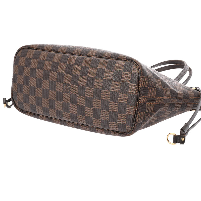 LOUIS VUITTON ルイヴィトン ダミエ ネヴァーフル PM ブラウン N51109 レディース ダミエキャンバス ハンドバッグ Bランク 中古 銀蔵