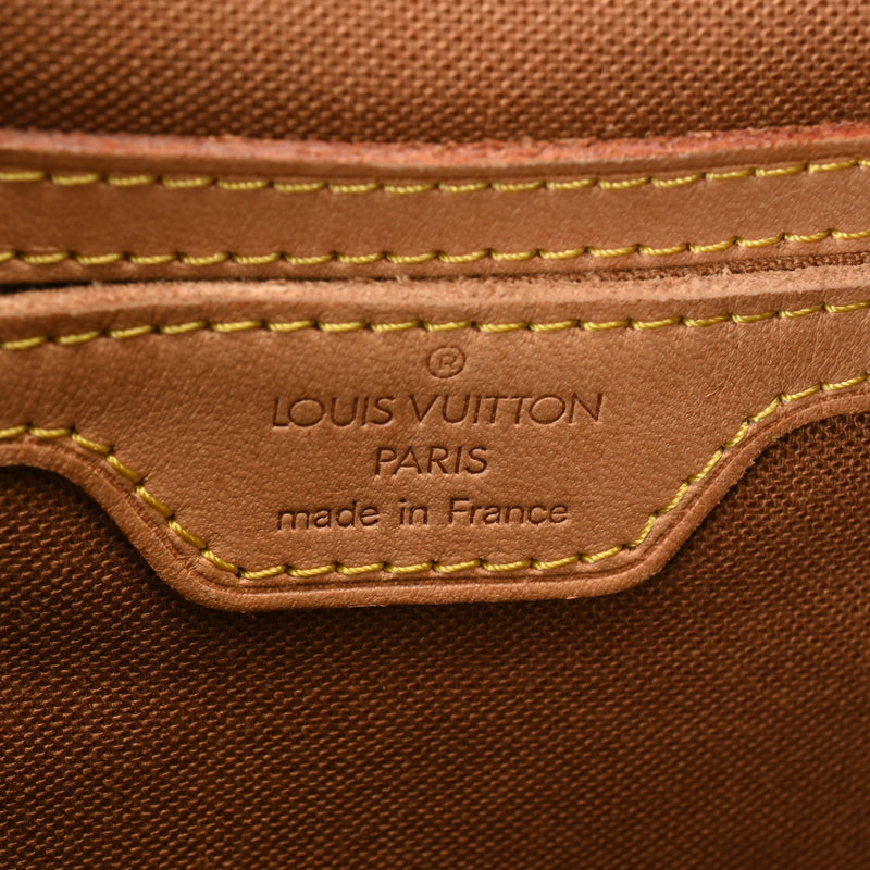 LOUIS VUITTON ルイヴィトン モノグラム モンスリ GM ブラウン M51135 レディース モノグラムキャンバス リュック・デイパック Bランク 中古 銀蔵