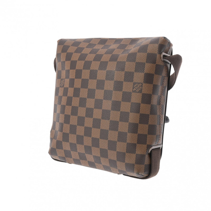 LOUIS VUITTON ルイヴィトン ダミエ ブルックリン PM ブラウン N51210 ユニセックス ダミエキャンバス ショルダーバッグ Aランク 中古 銀蔵