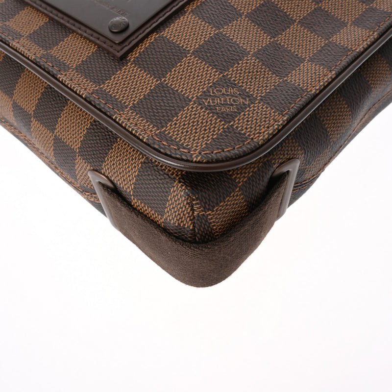 LOUIS VUITTON ルイヴィトン ダミエ ブルックリン PM ブラウン N51210 ユニセックス ダミエキャンバス ショルダーバッグ Aランク 中古 銀蔵