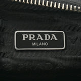 PRADA プラダ Re-Edition 2005 Re-Nylon バッグ 黒 シルバー金具 レディース ナイロン 2WAYバッグ 新同 中古 銀蔵