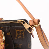 LOUIS VUITTON ルイヴィトン モノグラム ナノテュレン ブラウン M61253 レディース モノグラムキャンバス ショルダーバッグ ABランク 中古 銀蔵