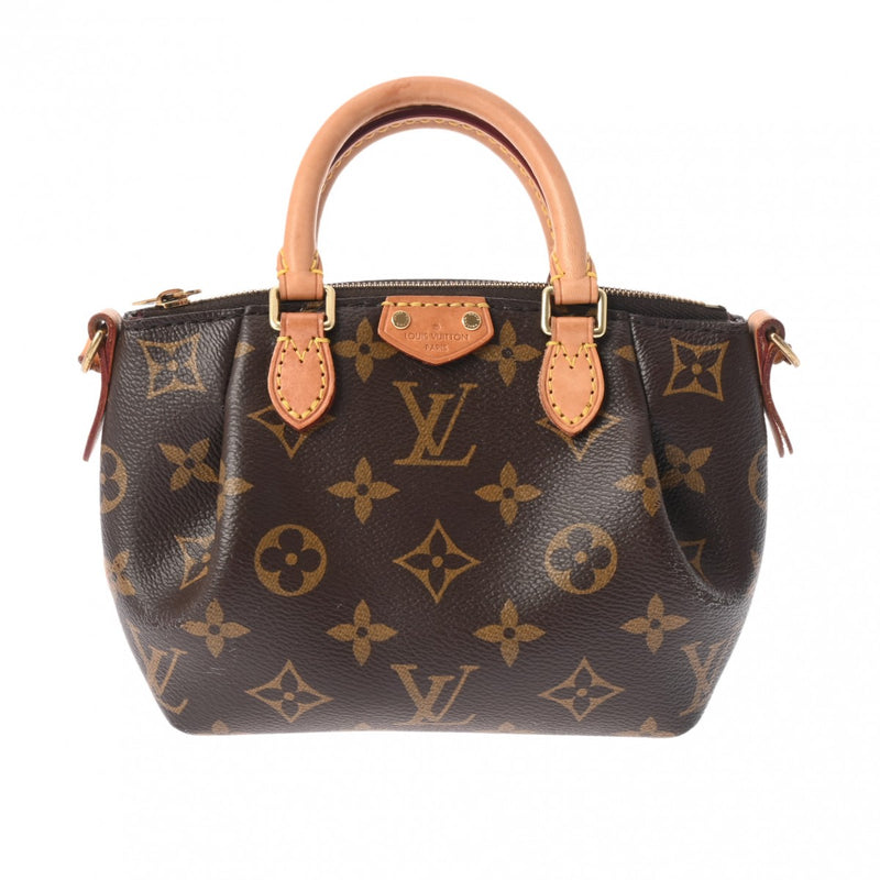 LOUIS VUITTON ルイヴィトン モノグラム ナノテュレン ブラウン M61253 レディース モノグラムキャンバス ショルダーバッグ ABランク 中古 銀蔵