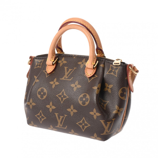 LOUIS VUITTON ルイヴィトン モノグラム ナノテュレン ブラウン M61253 レディース モノグラムキャンバス ショルダーバッグ ABランク 中古 銀蔵