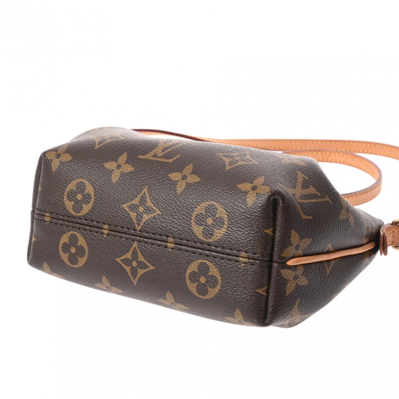 LOUIS VUITTON ルイヴィトン モノグラム ナノテュレン ブラウン M61253 レディース モノグラムキャンバス ショルダーバッグ ABランク 中古 銀蔵