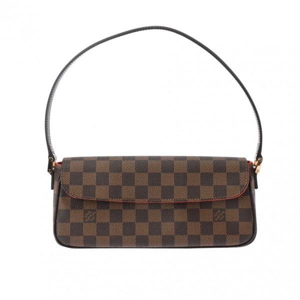 LOUIS VUITTON ルイヴィトン ダミエ レコレータ セミショルダー ブラウン N51299 レディース ダミエキャンバス ハンドバッグ ABランク 中古 銀蔵