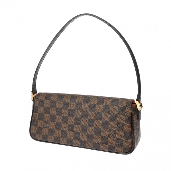 LOUIS VUITTON ルイヴィトン ダミエ レコレータ セミショルダー ブラウン N51299 レディース ダミエキャンバス ハンドバッグ ABランク 中古 銀蔵