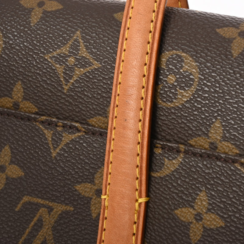 LOUIS VUITTON ルイヴィトン モノグラム ソナチネ  ブラウン M51902 レディース モノグラムキャンバス ハンドバッグ Bランク 中古 銀蔵