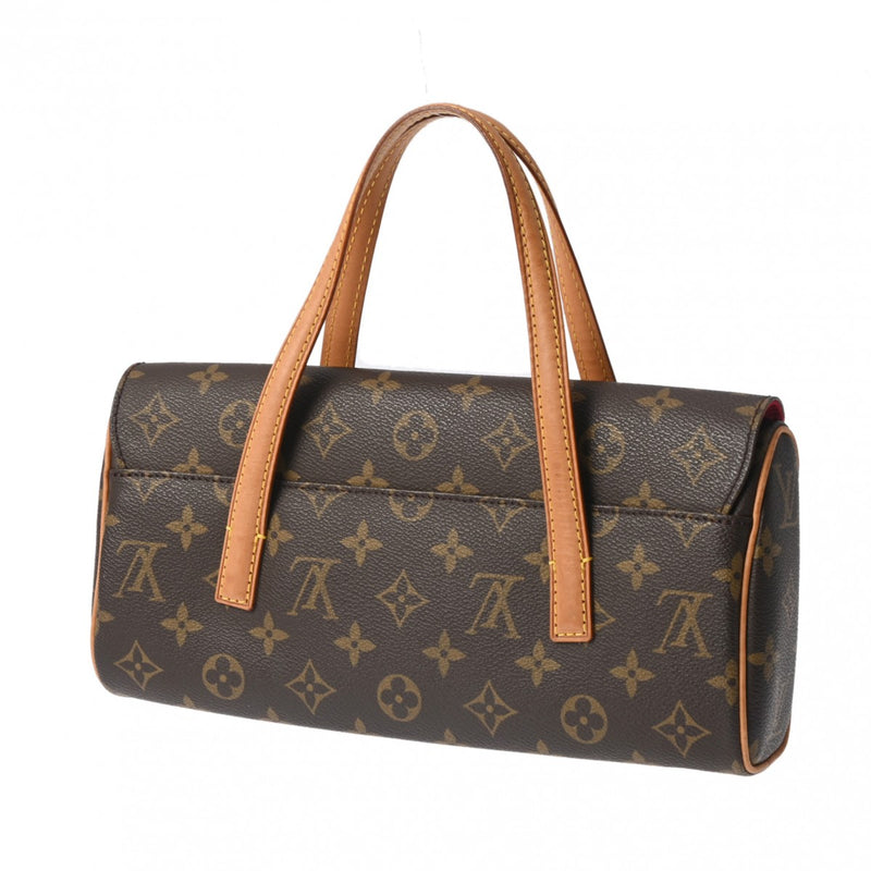 LOUIS VUITTON ルイヴィトン モノグラム ソナチネ  ブラウン M51902 レディース モノグラムキャンバス ハンドバッグ Bランク 中古 銀蔵