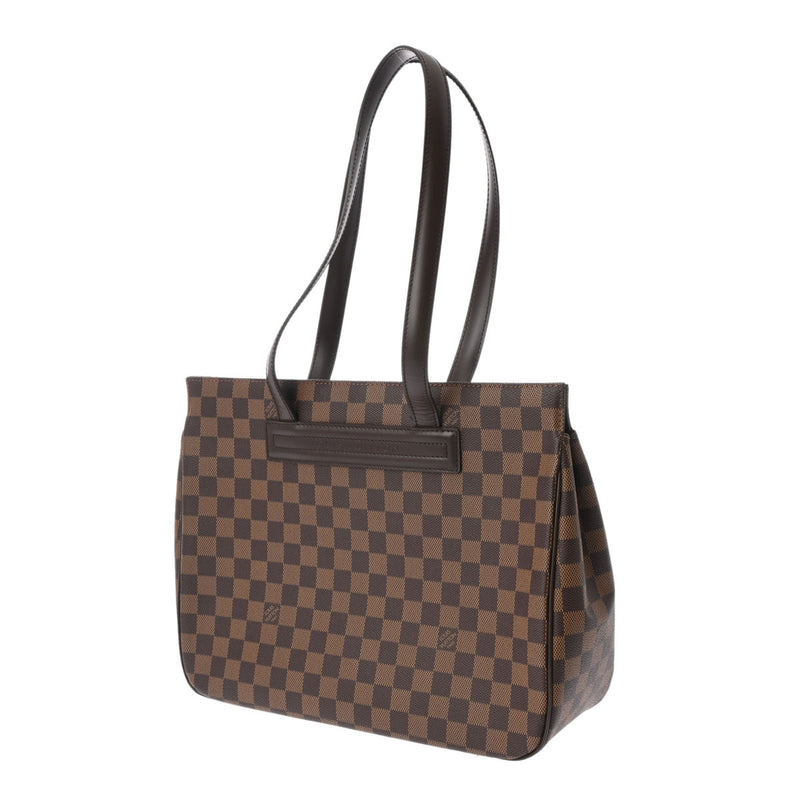 LOUIS VUITTON ルイヴィトン ダミエ パリオリ PM トート ブラウン N51123 レディース ダミエキャンバス ショルダーバッグ Aランク 中古 銀蔵