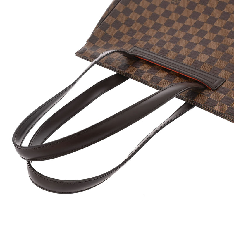 LOUIS VUITTON ルイヴィトン ダミエ パリオリ PM トート ブラウン N51123 レディース ダミエキャンバス ショルダーバッグ Aランク 中古 銀蔵