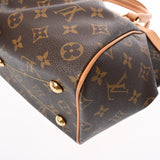 LOUIS VUITTON ルイヴィトン モノグラム ティヴォリ PM ブラウン M40143 レディース モノグラムキャンバス ハンドバッグ ABランク 中古 銀蔵