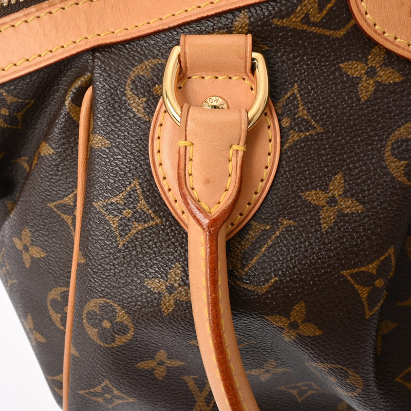 LOUIS VUITTON ルイヴィトン モノグラム ティヴォリ PM ブラウン M40143 レディース モノグラムキャンバス ハンドバッグ ABランク 中古 銀蔵