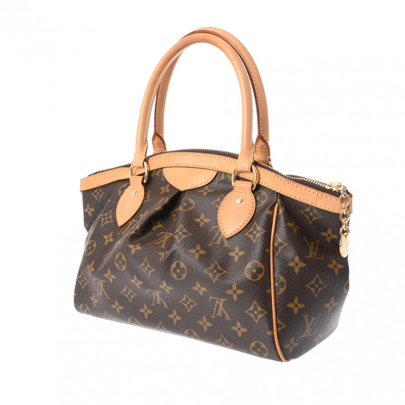 LOUIS VUITTON ルイヴィトン モノグラム ティヴォリ PM ブラウン M40143 レディース モノグラムキャンバス ハンドバッグ ABランク 中古 銀蔵