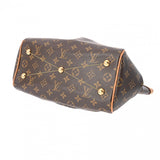 LOUIS VUITTON ルイヴィトン モノグラム ティヴォリ PM ブラウン M40143 レディース モノグラムキャンバス ハンドバッグ ABランク 中古 銀蔵