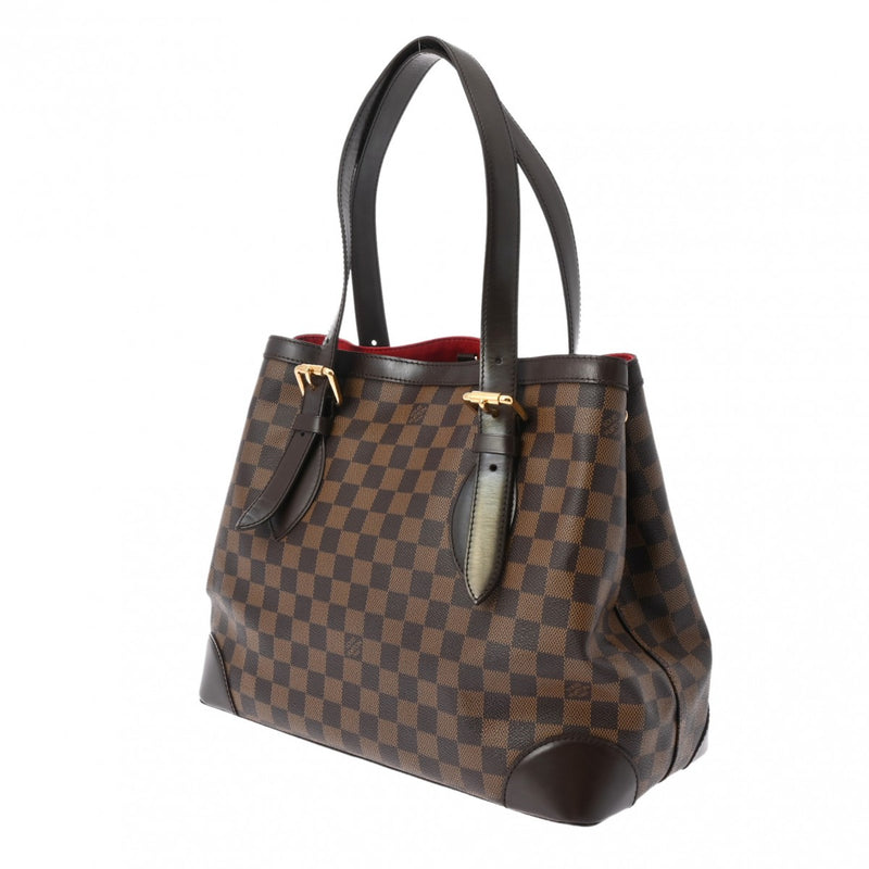 LOUIS VUITTON ルイヴィトン ダミエ ハムステッド MM ブラウン N51204 レディース ダミエキャンバス ハンドバッグ ABランク 中古 銀蔵