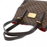 LOUIS VUITTON ルイヴィトン ダミエ ハムステッド MM ブラウン N51204 レディース ダミエキャンバス ハンドバッグ ABランク 中古 銀蔵