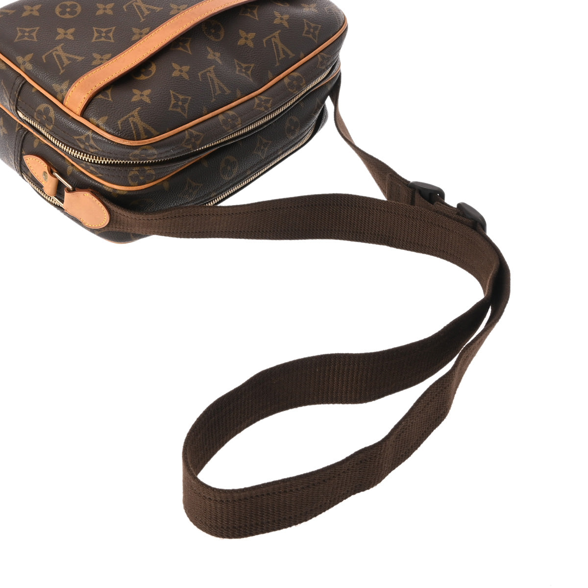 LOUIS VUITTON ルイヴィトン モノグラム リポーター PM ブラウン M45254 ユニセックス モノグラムキャンバス ショルダーバッグ  Bランク 中古 - 最安販売中