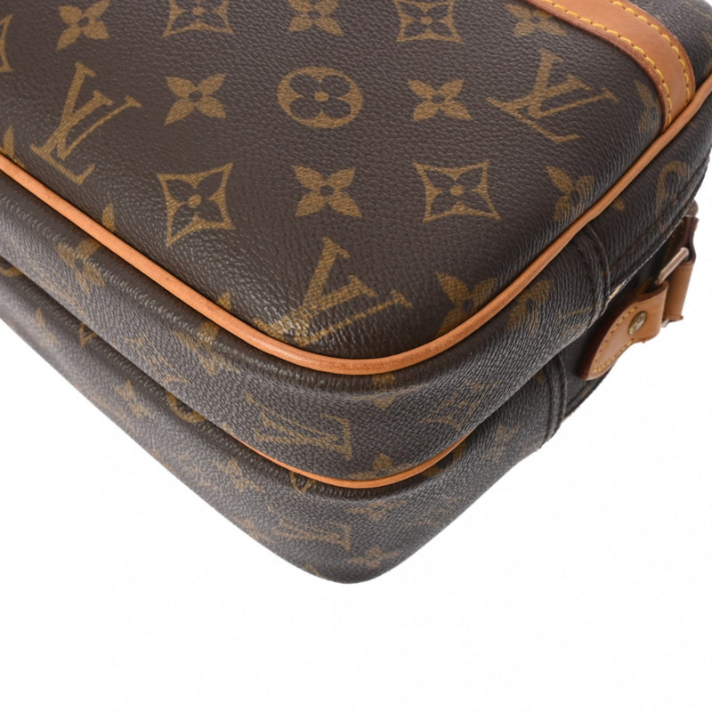 LOUIS VUITTON ルイヴィトン モノグラム リポーター PM ブラウン M45254 ユニセックス モノグラムキャンバス ショルダーバッグ Bランク 中古 銀蔵