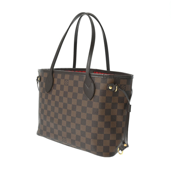 LOUIS VUITTON ルイヴィトン ダミエ ネヴァーフル PM ブラウン N51109 レディース ダミエキャンバス ハンドバッグ Bランク 中古 銀蔵