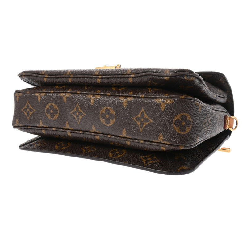 LOUIS VUITTON ルイヴィトン モノグラム ポシェットメティス MM 2WAY ブラウン M44875 レディース モノグラムキャンバス ハンドバッグ Bランク 中古 銀蔵