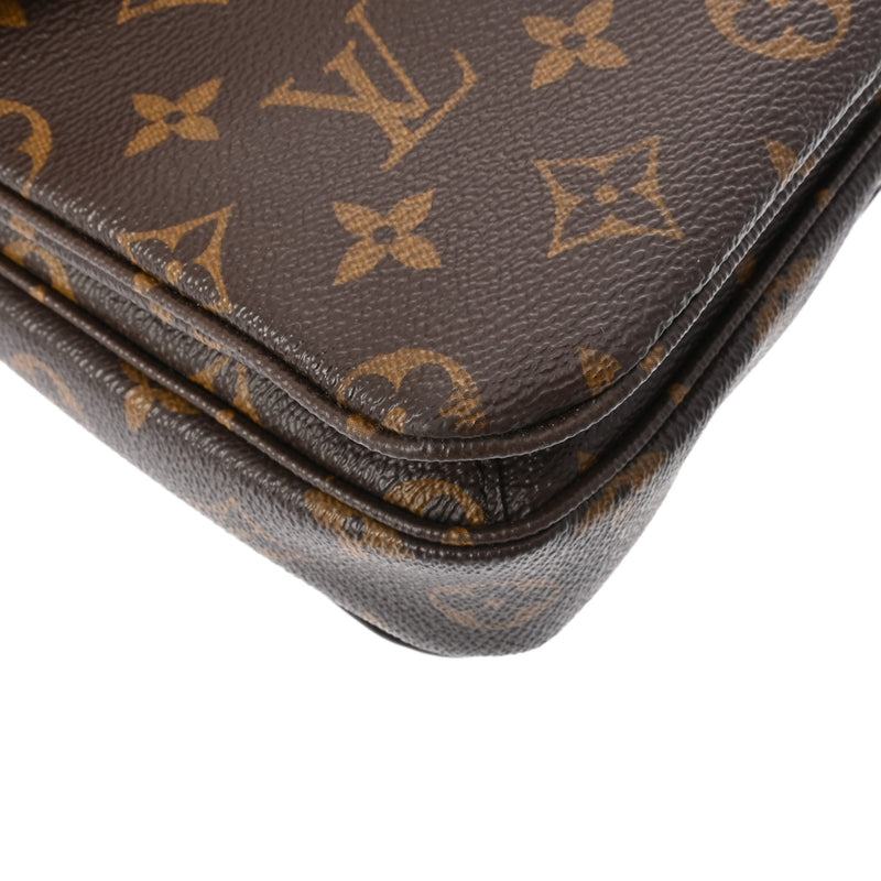 LOUIS VUITTON ルイヴィトン モノグラム ポシェットメティス MM 2WAY ブラウン M44875 レディース モノグラムキャンバス ハンドバッグ Bランク 中古 銀蔵