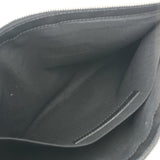 BALENCIAGA バレンシアガ ネイビークリップ M ナチュラル/ブラック シルバー金具 420407 ユニセックス キャンバス レザー クラッチバッグ ABランク 中古 銀蔵