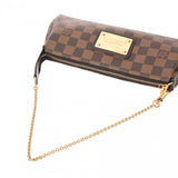 LOUIS VUITTON ルイヴィトン ダミエ エヴァ 2WAY ブラウン N55213 レディース ダミエキャンバス ショルダーバッグ Aランク 中古 銀蔵