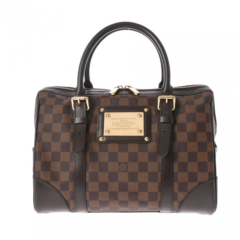 LOUIS VUITTON ルイヴィトン ダミエ バークレー ブラウン N52000 レディース ダミエキャンバス ハンドバッグ ABランク 中古 銀蔵