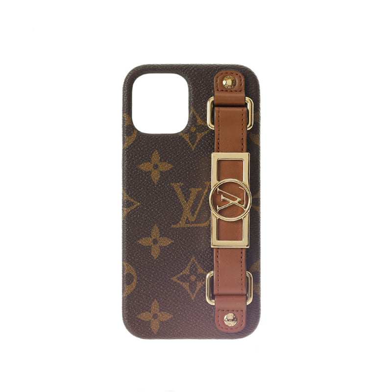 LOUIS VUITTON ルイヴィトン モノグラム iPhone12 バンパードフィーヌ M69782 ユニセックス モノグラムキャンバス 携帯・スマホアクセサリー ABランク 中古 銀蔵