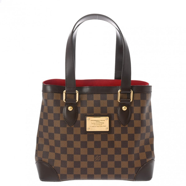 LOUIS VUITTON ルイヴィトン ダミエ ハムステッド PM ブラウン N51205 レディース ダミエキャンバス ハンドバッグ Aランク 中古 銀蔵