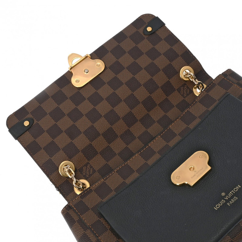 LOUIS VUITTON ルイヴィトン ダミエ ヴァヴァン PM ブラウン N40108 レディース ダミエキャンバス ショルダーバッグ Bランク 中古 銀蔵