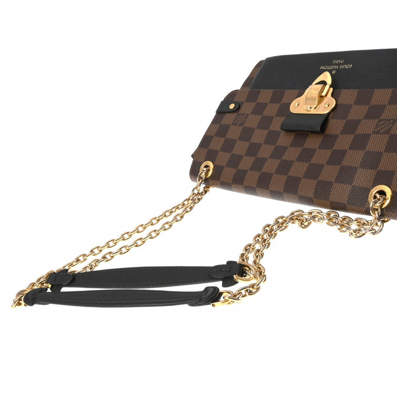 LOUIS VUITTON ルイヴィトン ダミエ ヴァヴァン PM ブラウン N40108 レディース ダミエキャンバス ショルダーバッグ Bランク 中古 銀蔵